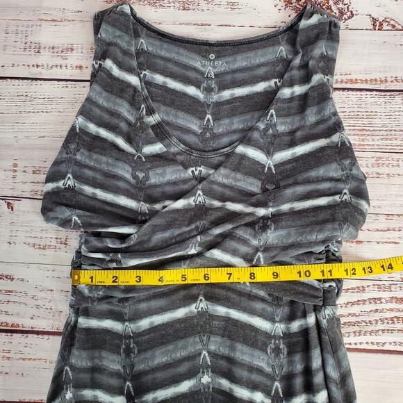 Athleta Adriana Criss Crossover Dress Size XS Athletic Jersey Stretch Athleisure - Picture 9 of 11
